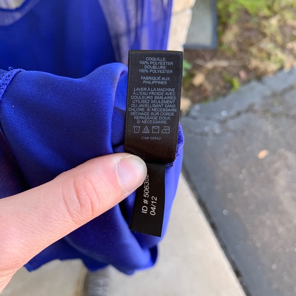 Express Cobalt Blue Dress - Picture 9 of 12